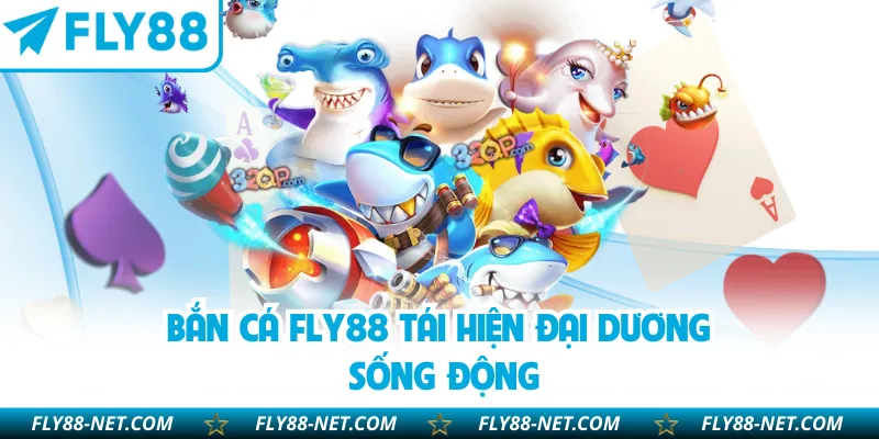 Bắn cá FLY88 tái hiện đại dương sống động