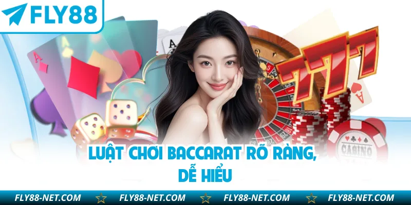 Luật chơi Baccarat rõ ràng, dễ hiểu